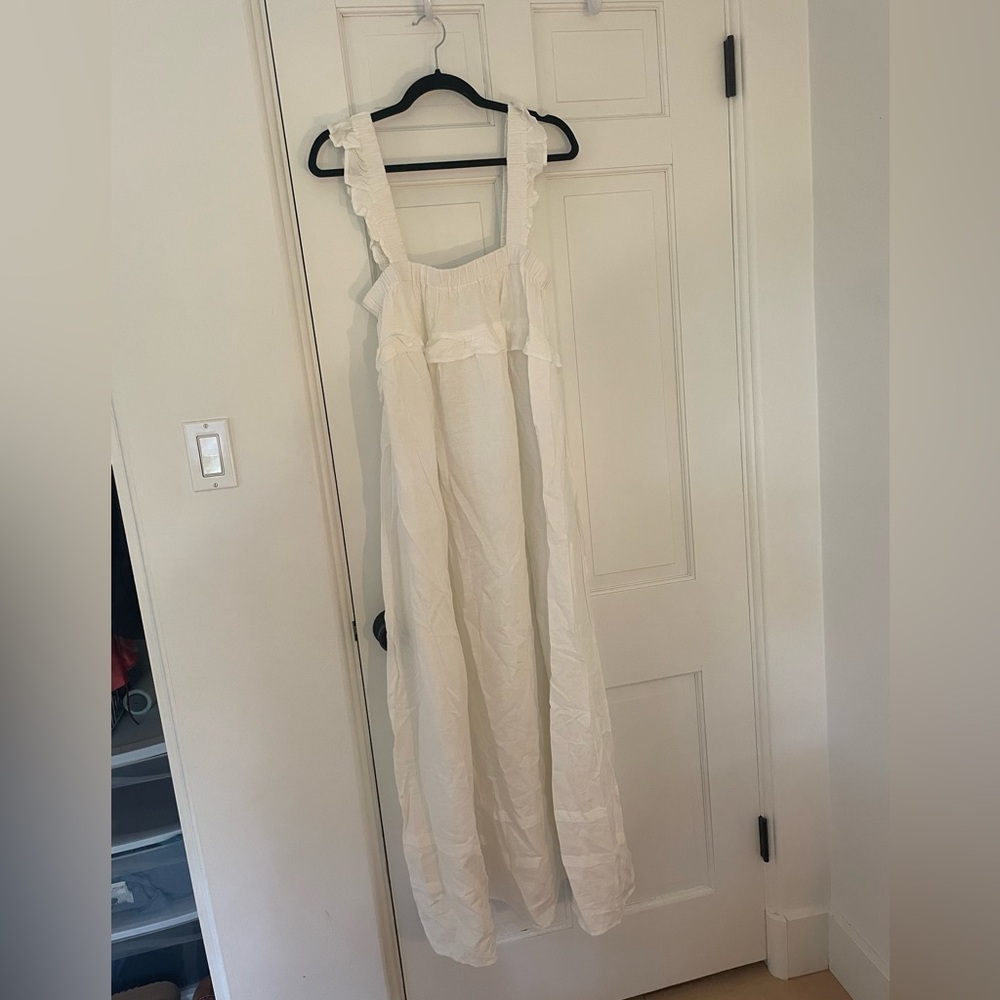 Verge girl linen maxi dress